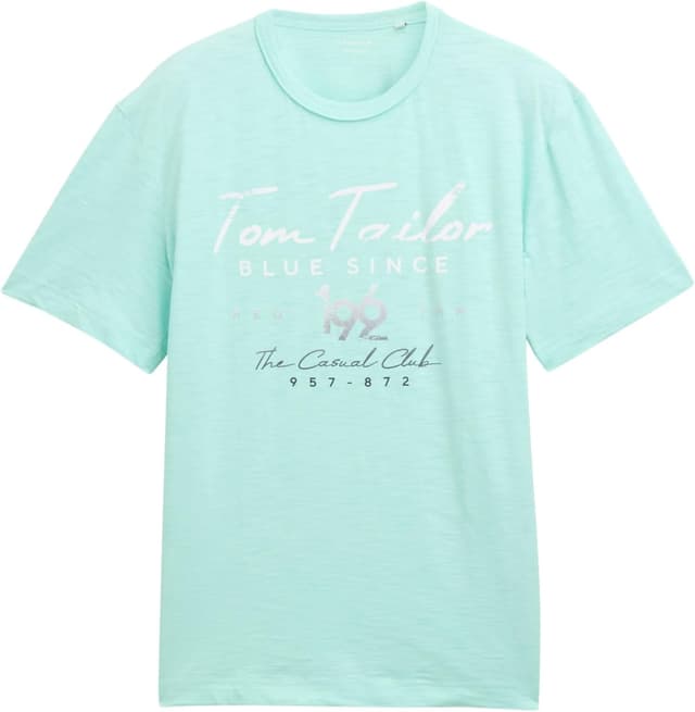 Detalle de Tom Tailor 1046715 T-Shirt da uomo a maniche corte (confezione da 1)