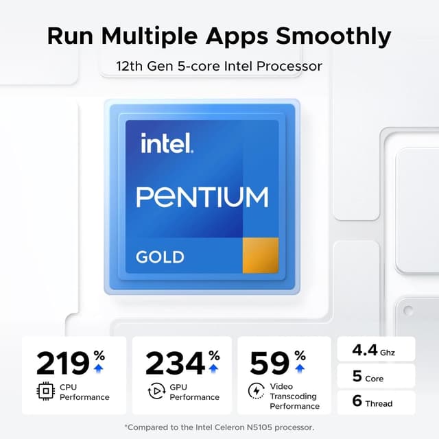 Detalle de UGREEN NASync DXP4800 Plus NAS 4-bay