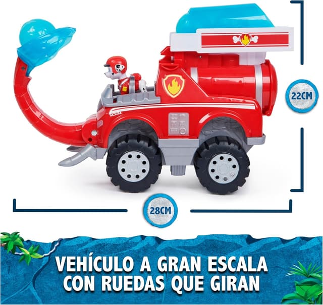 Thumbnail 6 de PATRULLA CANINA Jungle Pups Coche Elefante con Lanzador 3 proyectiles