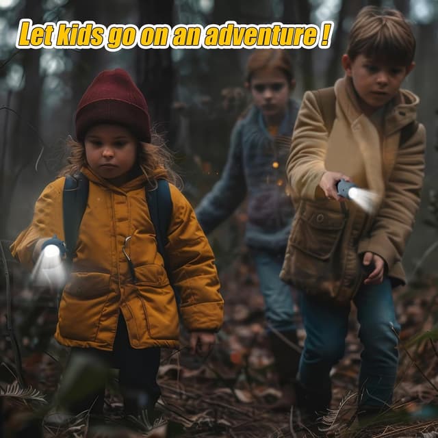 Detalle 2 de ZKLiLi Taschenlampe für Kinder mit 24 Std.