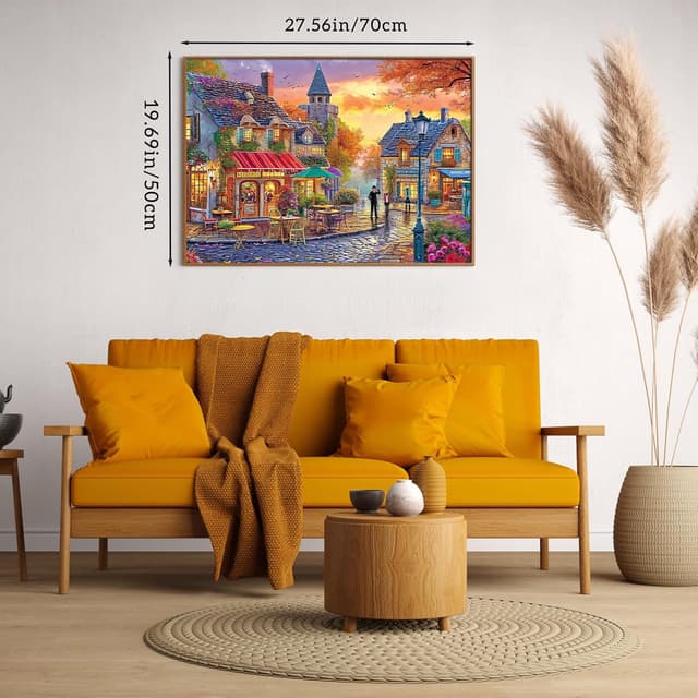 Detalle de Puzzle 1000 Teile Neonstraße, 70 x 50 cm