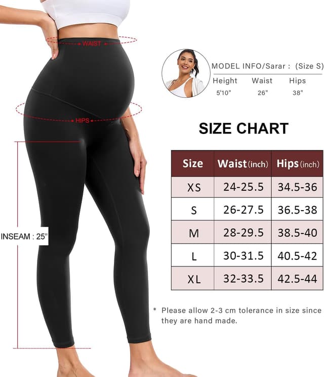 Thumbnail 5 de wirarpa Damen Umstandsleggings High Waist Blickdicht