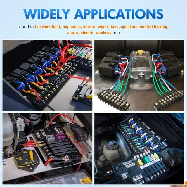 Thumbnail 5 de Nilight 5 Pack Waterproof Relay 40/30 AMP