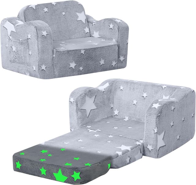 Detalle de Kids couch sofa bed 2-in-1