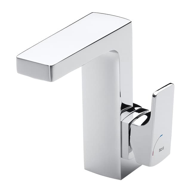 Detalle de Roca L90 grifo monomando 1 maneta lateral