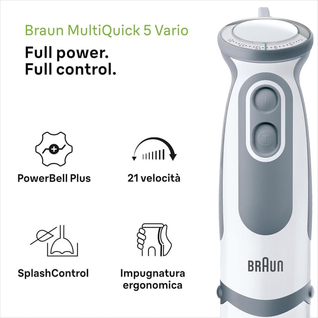 Detalle de Braun MultiQuick5 Vario MQ5235WH minipimer 1000W