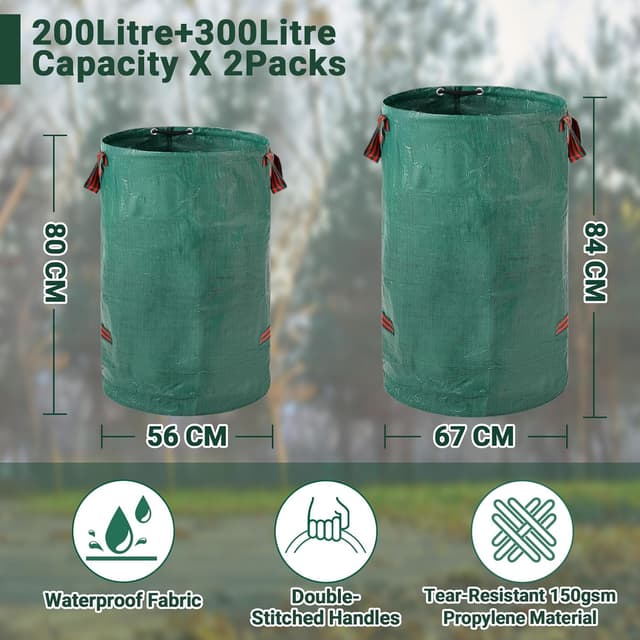 Thumbnail 1 de Velway Bolsas de residuos jardín 200L y 300L