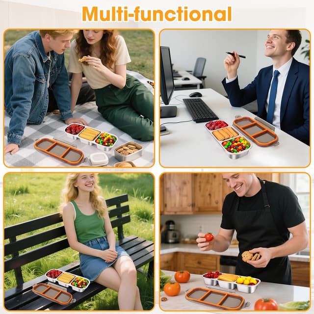 Thumbnail 6 de Edelstahl Snackbox Musiwanna 600 ml