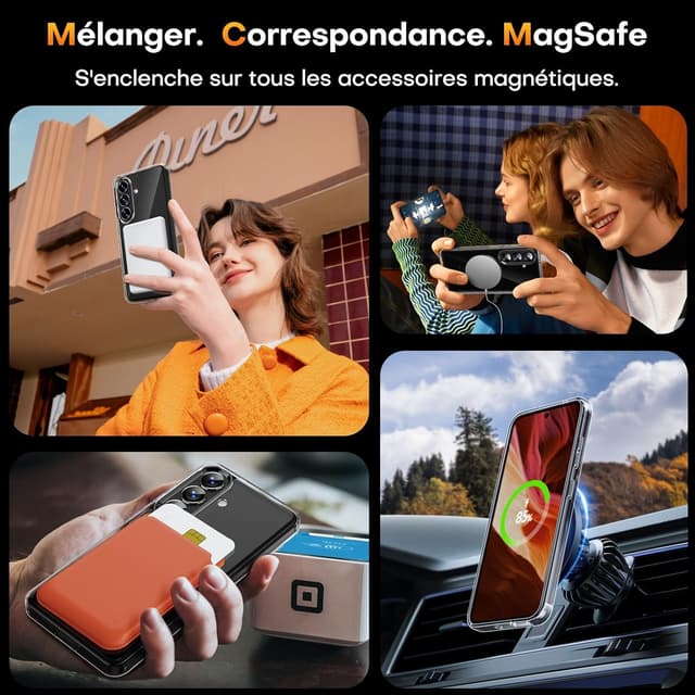 Thumbnail 5 de TAURI Coque Magnétique Galaxy S26 S26 avec MagSafe