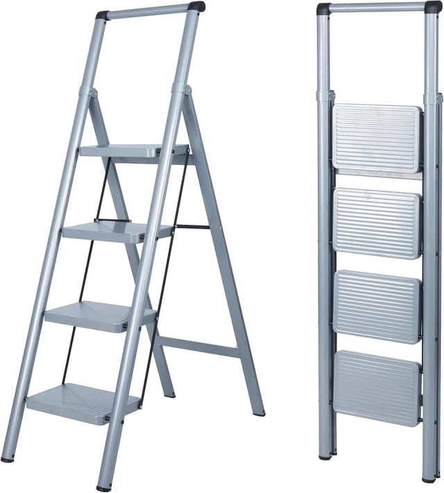 Imagen de UZIRO Escalera Plegable 4 Peldaños en OfertitasTOP