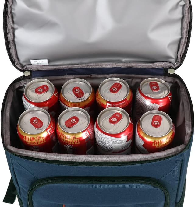 Detalle 1 de Mochila Nevera Isotérmica Impermeable para Comidas y Bebidas