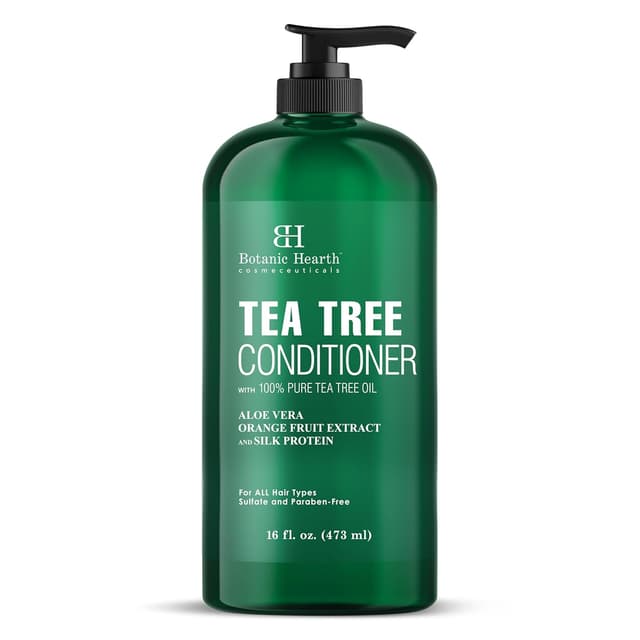 Detalle de Botanic Hearth Tea Tree Conditioner (16 fl oz) — Sulfate & Paraben Free Scalp Care for Dandruff & Dryness