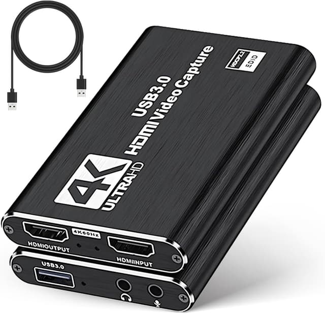 Thumbnail 6 de VANTISAN 4K HDMI Video Capture Card with Audio + Mic (USB 3.0, up to 1080p 60fps)