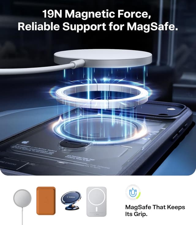 Detalle 2 de TORRAS Ostand Q3 Spin iPhone 17 Pro case with 360° stand