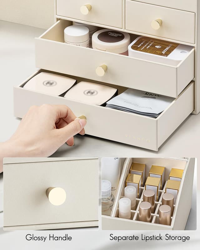 Thumbnail 2 de Vlando Makeup Organiser 4-drawer, large capacity 💄