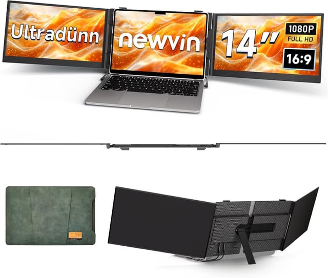 Imagen de Newwin Laptop Bildschirmerweiterung 14 Zoll en OfertitasTOP