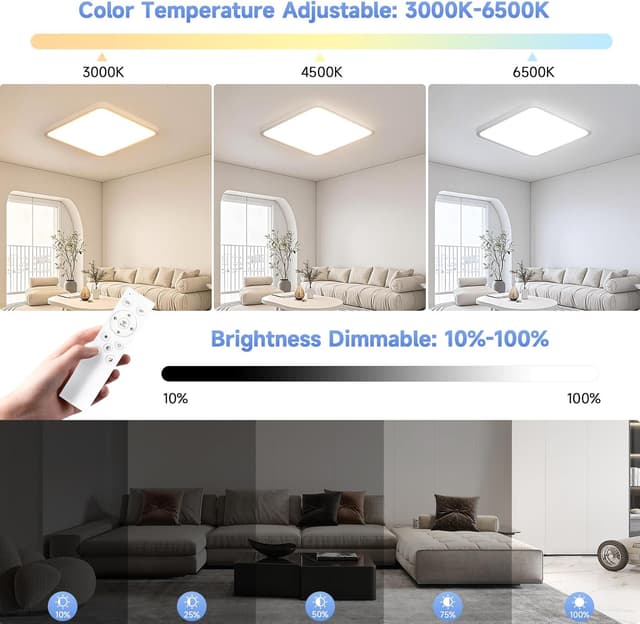 Thumbnail 1 de Plafon LED Techo 40CM Regulable 42W