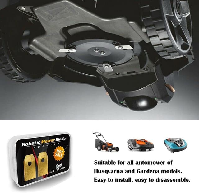 Detalle 2 de On and Off Cuchillas Automower 30 piezas 0,75 mm