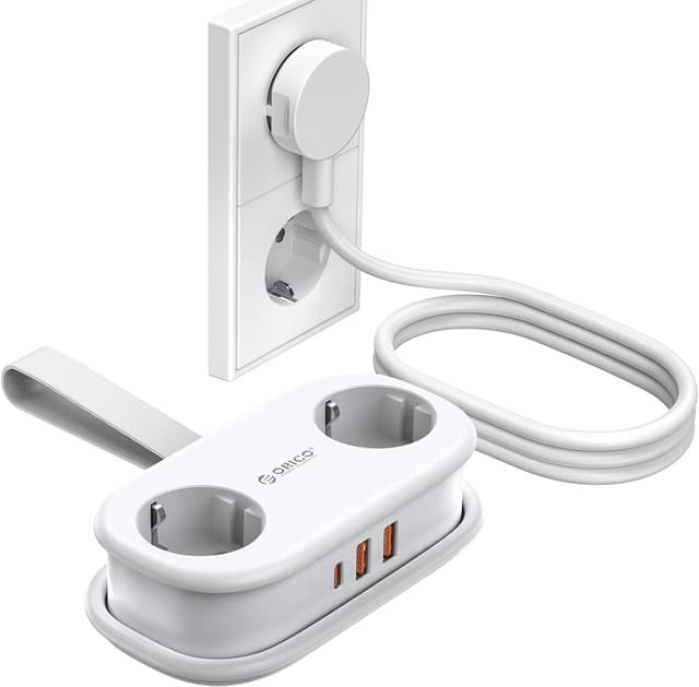 Imagen de ORICO AP3-Negro regleta 5 en 1 con USB C 20W en OfertitasTOP