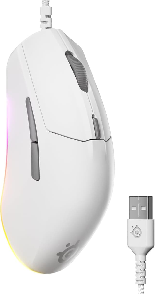 Detalle de SteelSeries Rival 3 Gen 2 mouse gaming 77 g