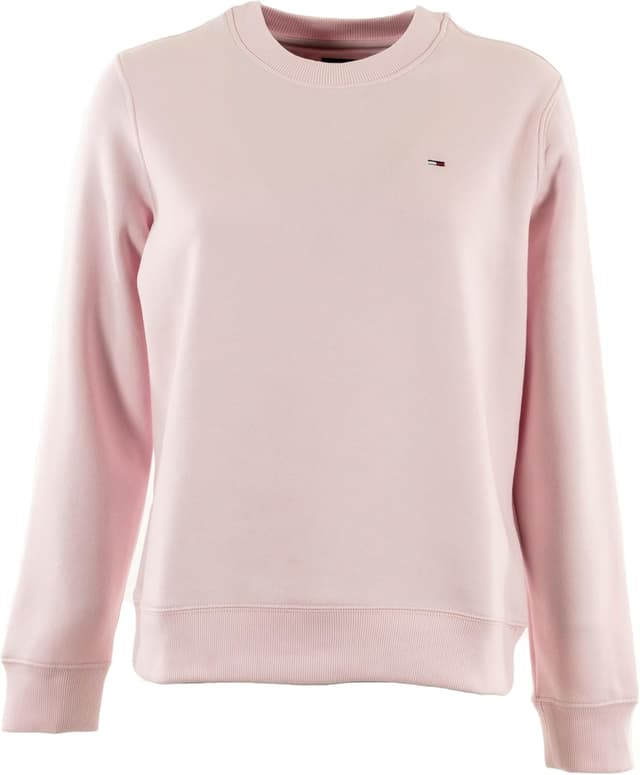 Detalle de Tommy Jeans Women’s Crew Neck Jumper in brushed cotton-blend fleece