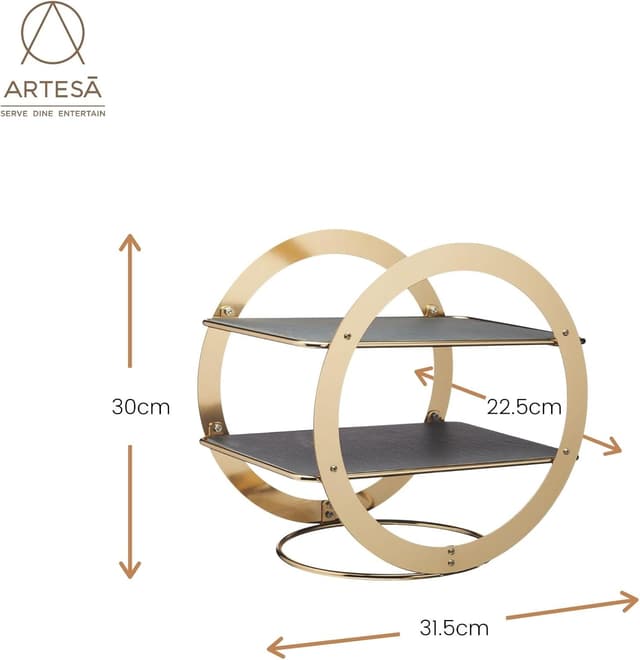 Thumbnail 1 de Artesà Soporte de Alimentos con Marco de Rueda, Latón