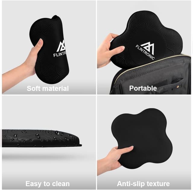 Thumbnail 6 de Flintronic Yoga Genouillère (2 pièces) en TPE – coussin d’appui antidérapant pour genoux, mains, poignets et coudes
