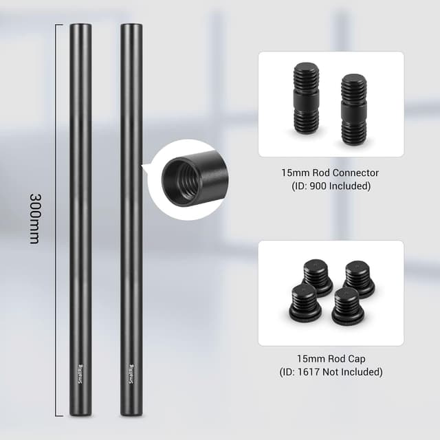 Thumbnail 3 de SMALLRIG 15mm Rods Pack 2×30cm 2×20cm 🎥