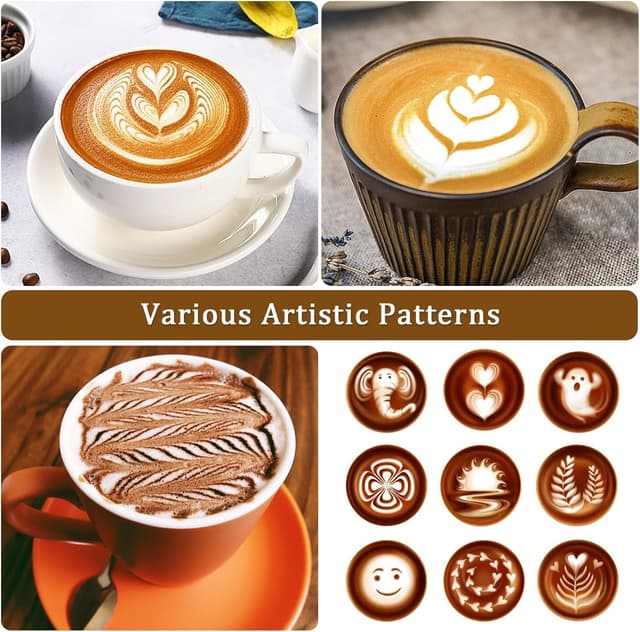 Thumbnail 5 de Milchkännchen Edelstahl 350 ml Mit Messung Und Latte Art Pen