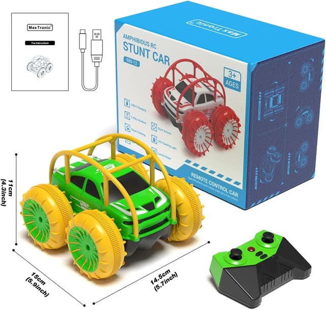 Detalle 2 de MaxTronic Fast Direct Charging 360° Flip Waterproof RC Monster Truck (2.4GHz 4WD)