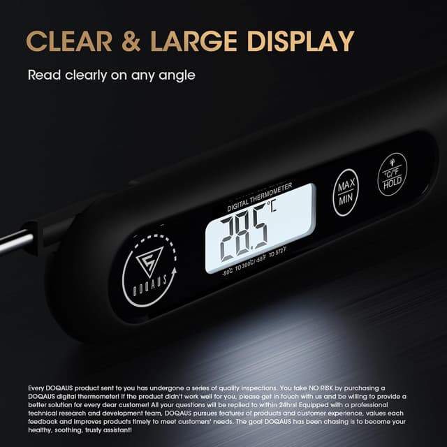 Thumbnail 3 de DOQAUS 3S Instant Read Meat Thermometer 12cm