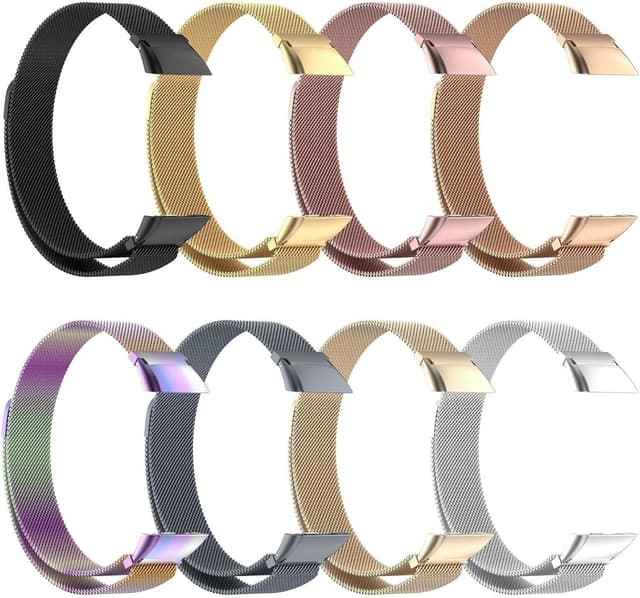 Detalle de Panda Bobo metal milanese strap for Huawei Band 6 / 6 Pro and Honor Band 6 / 7