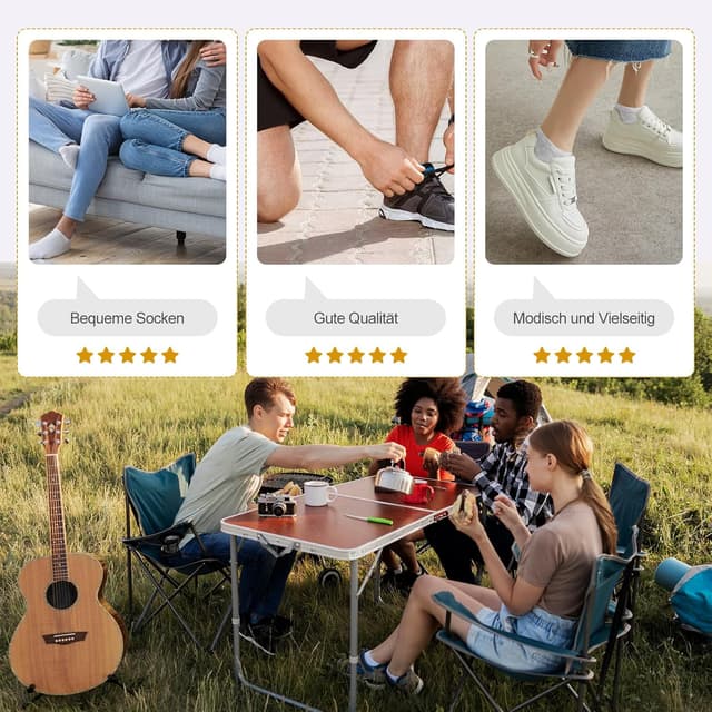 Thumbnail 6 de Niorasen Sneaker Socken 10 Paar Baumwolle