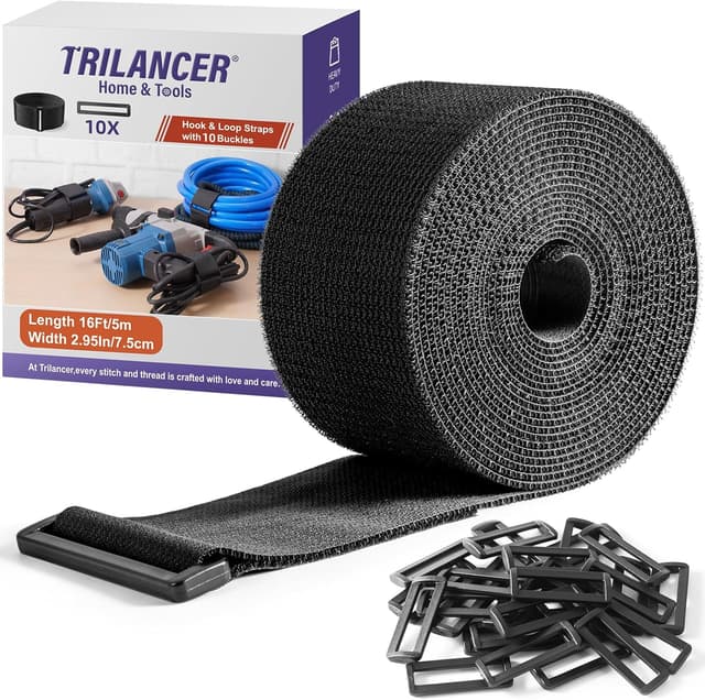 Imagen de Trilancer 7.5 cm x 5 m Heavy Duty Hook and Loop Straps en OfertitasTOP