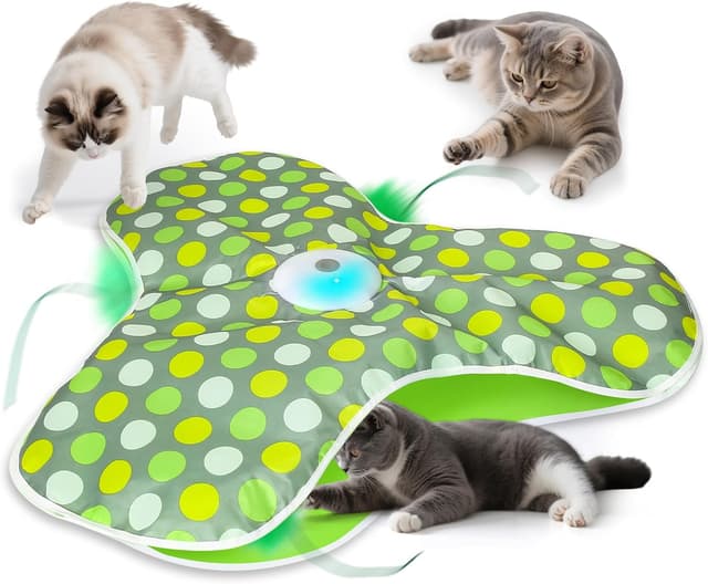 Imagen de Interactive Cat Toy Automatic Rotating Feathers en OfertitasTOP