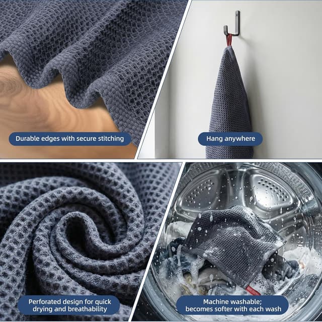 Thumbnail 3 de Carehabi Torchon Cuisine 6PCS 30x30cm