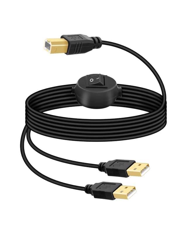 Detalle de RIIEYOCA 2.5m Printer USB Cable