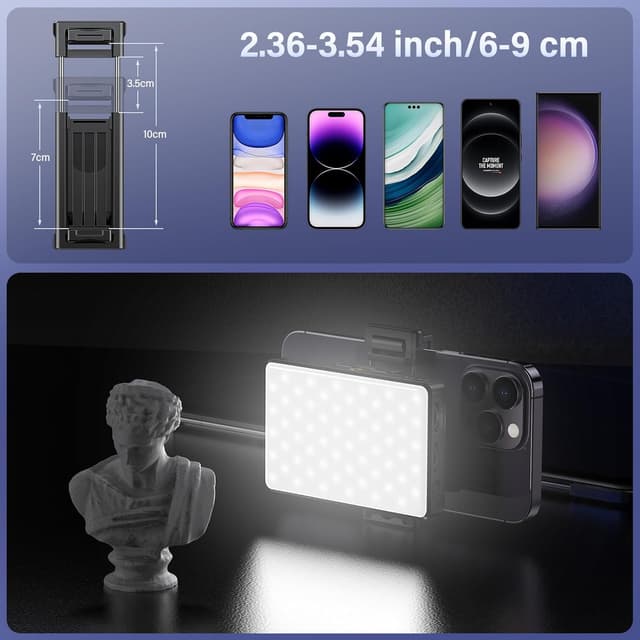 Thumbnail 4 de Selfie Light for Phone 120 LED 3000mAh