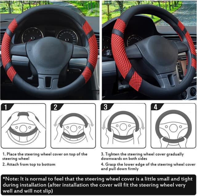 Thumbnail 1 de Lifetooler Lenkradbezug 38 cm rot