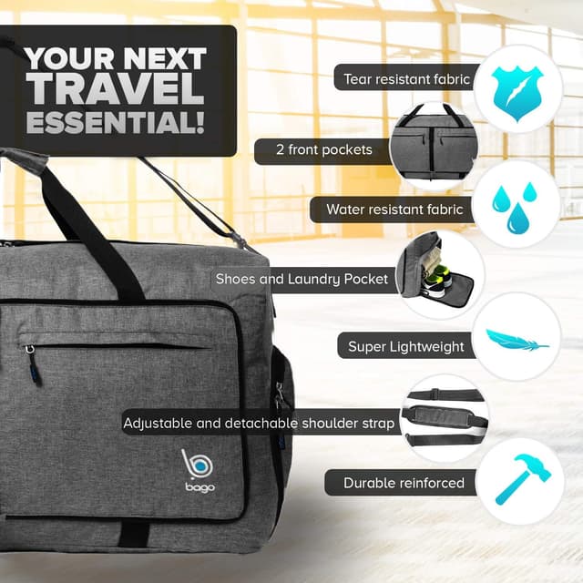 Detalle 1 de Bago 140L holdall bag for travel