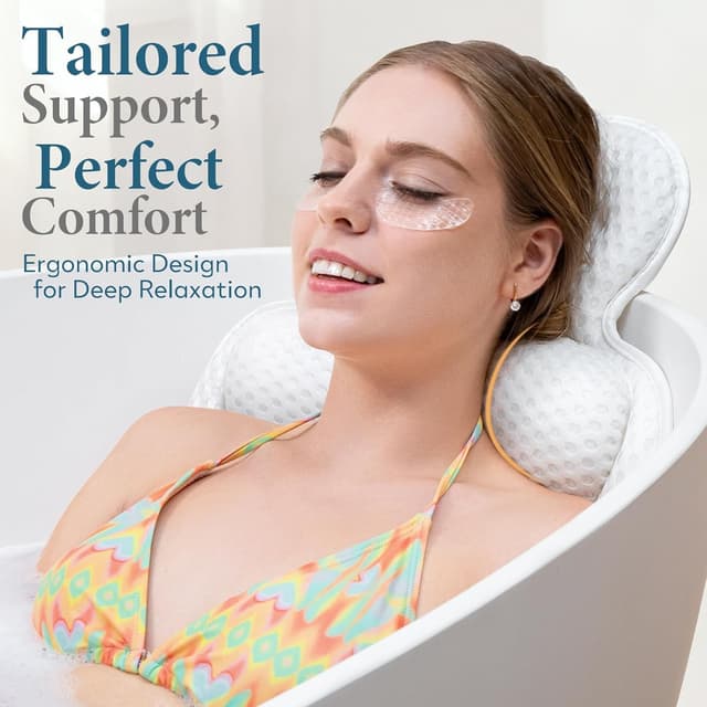 Detalle de Tub bath pillow with 54 suction cups