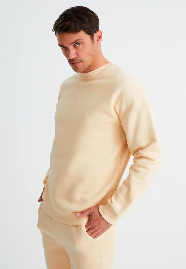 Thumbnail 6 de Leif Nelson Jogging surdimensionné en coton noir pour homme (tailles S à XXL)