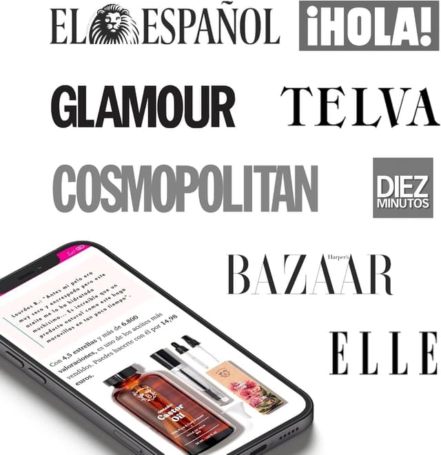 Thumbnail 5 de Bionoble Aceite de Ricino Orgánico 50ml 🌱 Para Pestañas, Cejas, Cabello