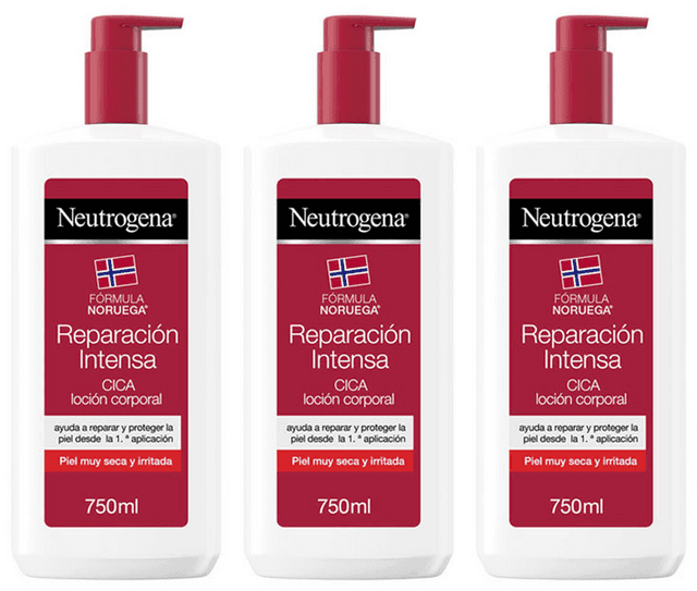 Imagen de Neutrógena Loción Corporal Reparadora 3x750 ml 🧴 en OfertitasTOP
