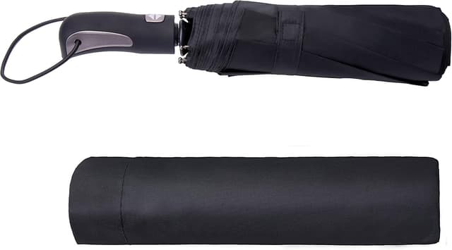 Detalle de SYNHOK Compact Travel Folding Umbrella – durable windproof mini umbrella with auto open/close