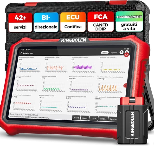 Detalle de KINGBOLEN K8 Pro Diagnosi Auto 8 pollici