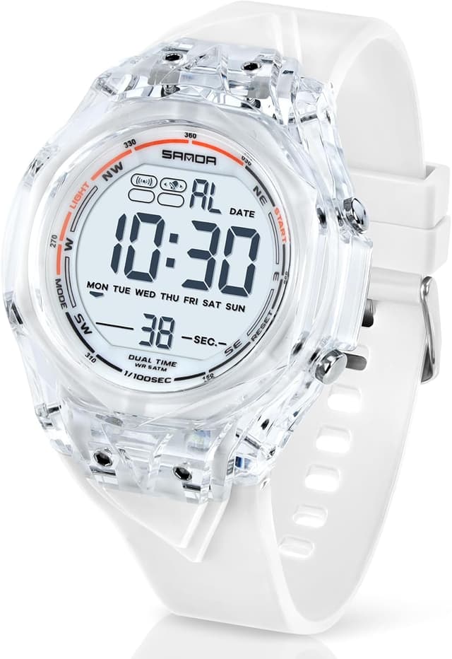 Detalle de TICKEEN Orologio digitale sportivo da uomo multifunzione impermeabile con allarme e cronometro