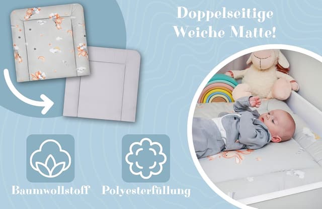 Detalle 2 de Colchon cambiador bebe comoda 75x72 cm