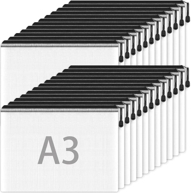 Thumbnail 6 de Smarpau 24PCS Plastic Wallets A4 34x24cm