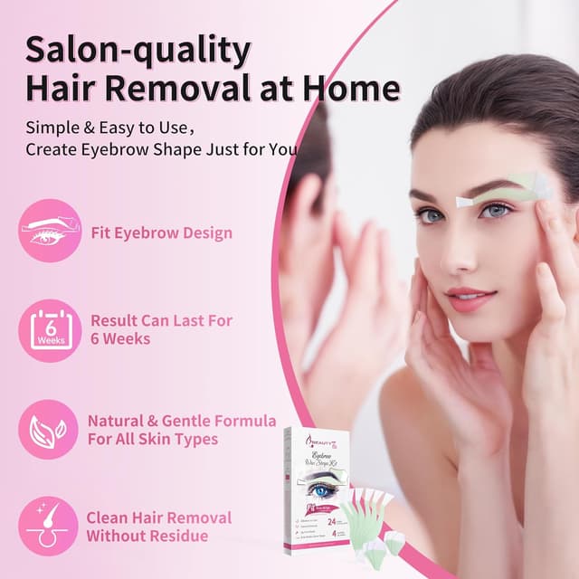 Thumbnail 6 de Beauty7 Strisce di Cera Sopracciglia 24pz